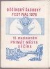 Děčínský Šachový Festival 1976 VI. Mezinárodní Primát Města Děčína