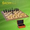 COLUMBIAN chess set eboni 4 inch+box